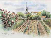 aquarelle. la couarde
